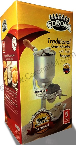 The Corona® bean, grain, and corn mill