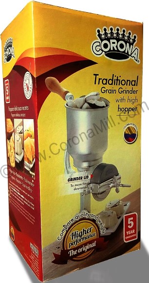 ❤ GENUINE Corona® Manual Hand Mill Grinder for Grains & Beans Corn 